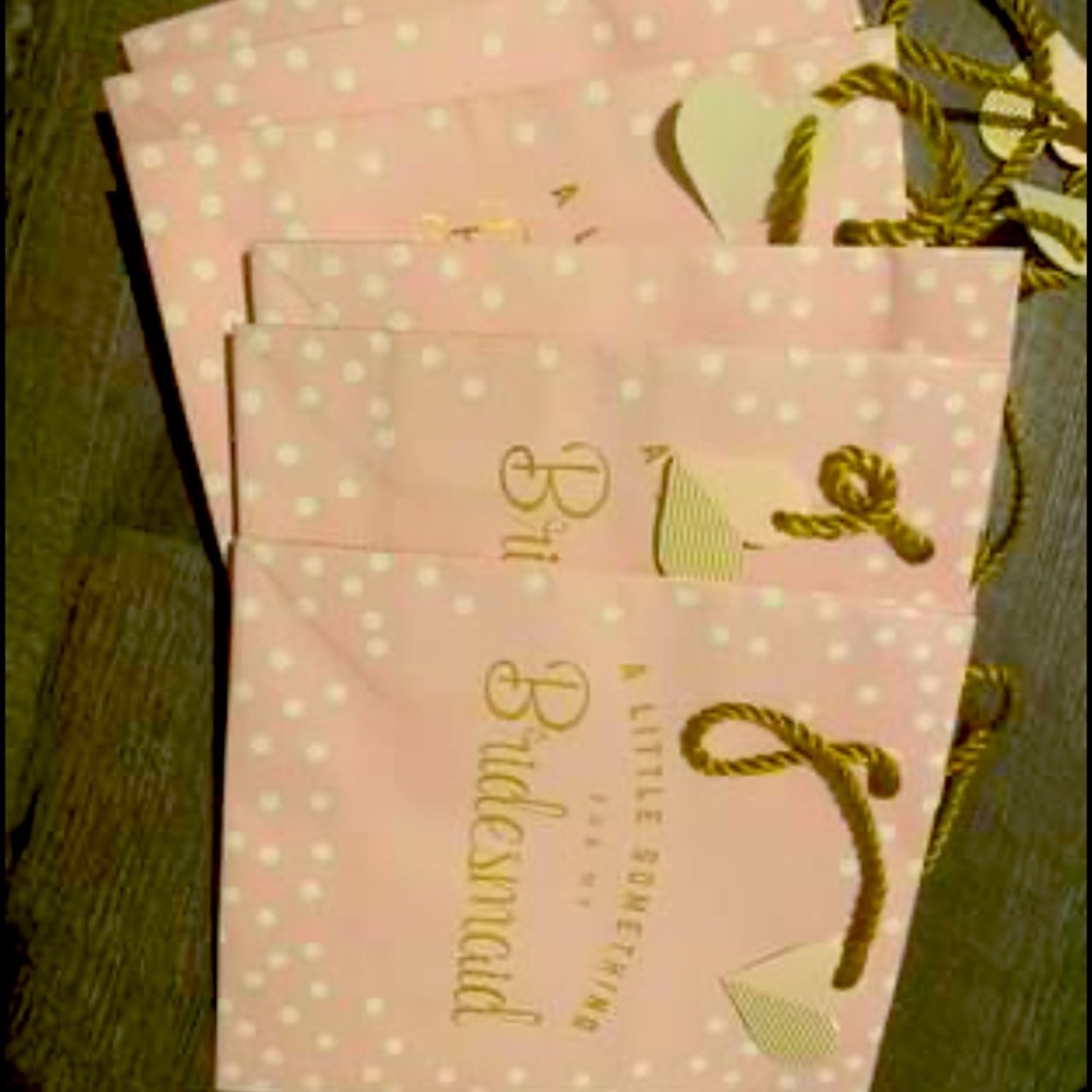 Bridesmaid gift bags